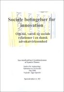 Sociale betingelser for innovation