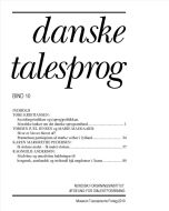 Danske talesprog