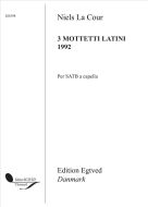 3 Mottetti Latini