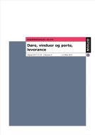 Basisbeskrivelse - døre, v &amp; p, leverance - B2.370