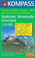 Südtiroler Weinstrasse, Kompass Wanderkarte 074