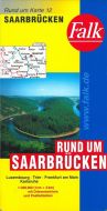 Falk Deutschland Blad 12: Rund um Saarbrücken