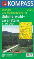 Böhmerwald-Eisenstein, Kompass Wander- u. Radwanderkarte 2020