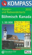 Böhmisch Kanada, Kompass Wander- und Radwanderkarte 2032