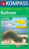 Baltrum, Kompass Wanderkarte 730