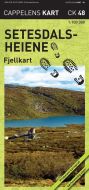 Setesdalsheiene : fjellkart