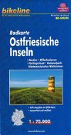 Ostfriesische Inseln Radkarte