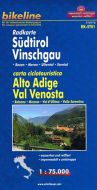 Südtirol Vinschgau. Alto Adige Val Venosta Radkarte