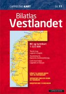 Bilatlas Vestlandet : bil- og turistkart = tourist map = Touristenkarte = carte touristique