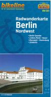 Berlin Nordwest Radwanderkarte: Berlin-Spandau, Lindow, Nauen, Neuruppin, Oranienburg, Zehdenick