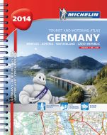 Michelin Tourist &amp; Motoring Atlas Germany, Benelux, Austria, Switzerland, Czech Republic 2014