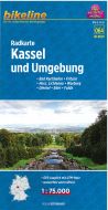 Radkarte Kassel und Umgebung: Bad Karlshafen, Fritzlar, Hess. Lichtenau, Warburg, Diemel, Eder, Fulda