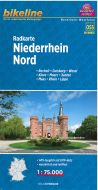 Radkarte Niederrhein Nord: Bocholt, Duisburg, Wesel, Kleve, Moers, Xanten, Maas, Rhein, Lippe