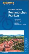 Radwanderkarte Romantisches Franken: Dinkelsbühl, Feuchtwangen, Fürth, Ansbach, Rothenburg ob der Tauber