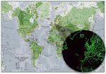 Glow in the Dark World Map