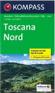 Toscana Nord, Kompass Hiking &amp; Cycling map 2439