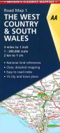 AA Road Map Britain 1: The West Country &amp; South Wales