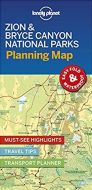 Lonely Planet Planning Map: Zion &amp; Bryce Canyon National Parks