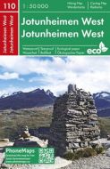 Jotunheimen West Hiking &amp; Cycling Map