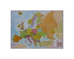 Europe - Europa political wall map laminated