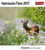 Heimische Tiere Postkortkalender 2017