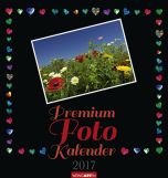 Premium Foto Kalender Sort med Hjerter 2017