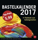 Bastelkalender mittel schwarz 2017