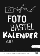 Foto Bastelkalender schwarz A4 2017