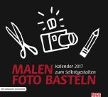 Malen Foto Basteln Kalender schwarz 2017