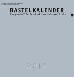 Bastelkalender 17 silber groß 2017