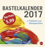 Bastelkalender mittel champagner 2017