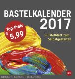 Bastelkalender mittel anthrazit 2017