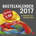 Bastelkalender klein anthrazit 2017