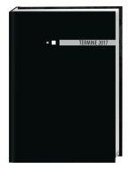 Kalenderbuch schwarz 2017