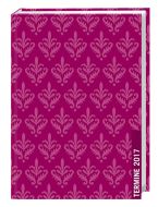 Kalenderbuch Tapete pink 2017