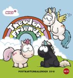 Einhorn Theodor Postkartenkalender 2018