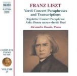 Verdi Concert Paraphrases and Transcriptions