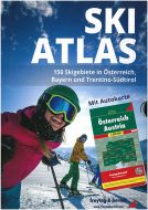 Ski-atlas: 150 skigebiete in Österreich, Bayern und Trentino-Südtirol mit Autokarte