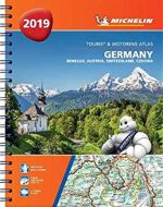 Michelin Tourist &amp; Motoring Atlas Germany, Benelux, Austria, Switzerland, Czech Republic 2019