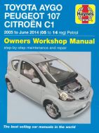 Toyota Aygo, Peugeot 107 &amp; Citroen C1 Petrol  ('05-June'14) 05 To 14