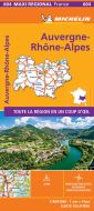 Auvergne Rhone Alpes, Michelin Maxi Regional Map 604