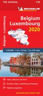 Belgium &amp; Luxembourg 2020, Michelin National Map 716