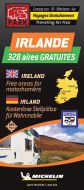 Ireland - Irlande Autocamper map - Aires camping-cars