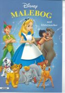 Disney klassikere - Malebog med klistermærker ( kolli 6 )