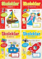 Skoleklar 1-4 (pakke med 12 stk. ass.)