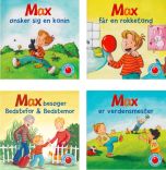 Snip Snap Snude: Max 1-4 (æske med 48 stk. ass. - pris pr. stk. ca. kr. 11,95