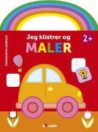 Regnbuemalebog - Jeg klistrer og maler (bil)