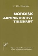 Nordisk Administrativt Tidsskrift