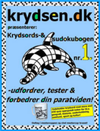 Krydsords- og sudokubogen nr. 1 á 10 stk