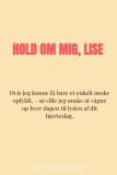 Hold om mig, Lise